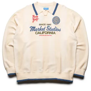 Market Pure Gold Collared Sweater - Butter Cream