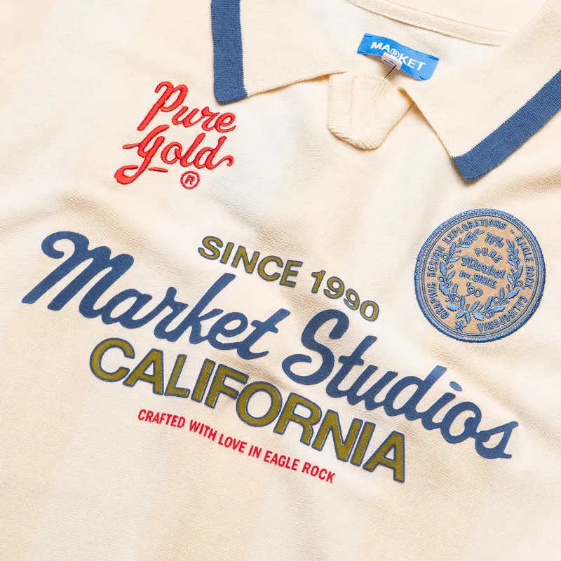 Market Pure Gold Collared Sweater - Butter Cream