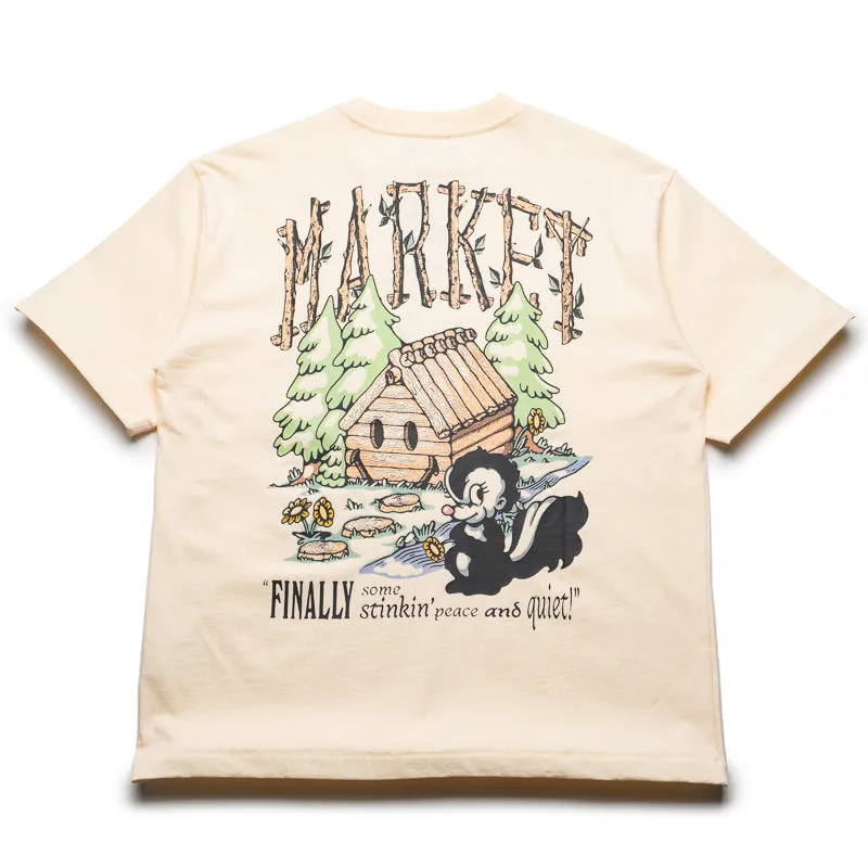 Market Smiley Quiet Cabin Tee - Butter Cream