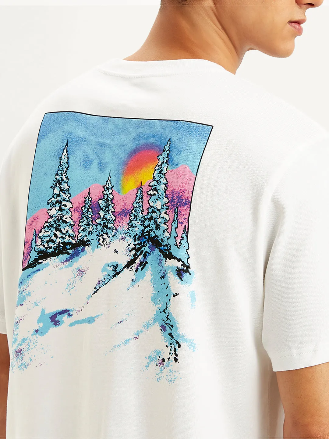 Men's Graphic Print Crew Neck T-shirt LEVI'S