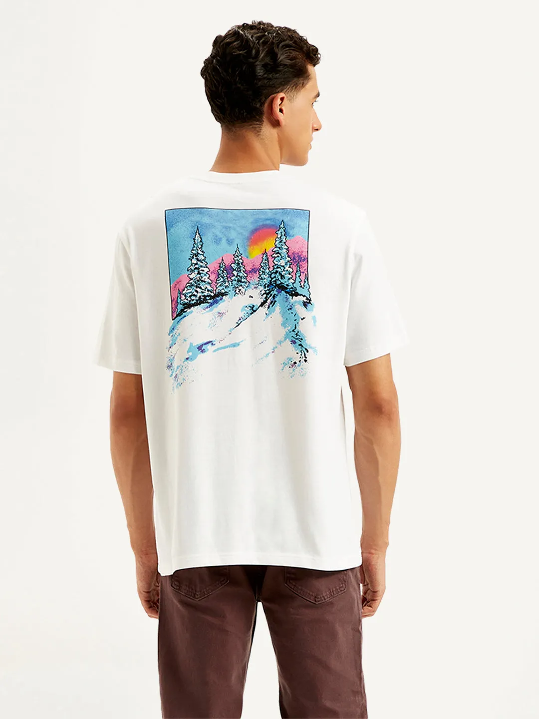 Men's Graphic Print Crew Neck T-shirt LEVI'S