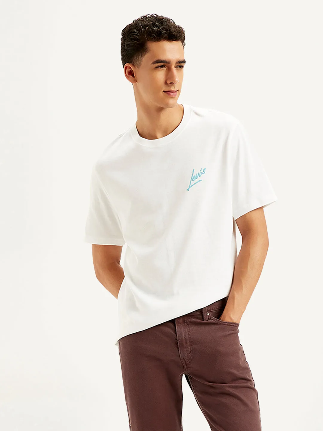 Men's Graphic Print Crew Neck T-shirt LEVI'S