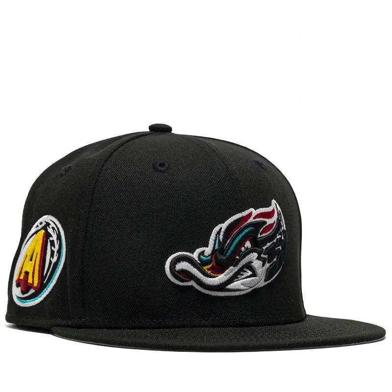 New Era x Politics Akron RubberDucks 59FIFTY Fitted Hat - Black