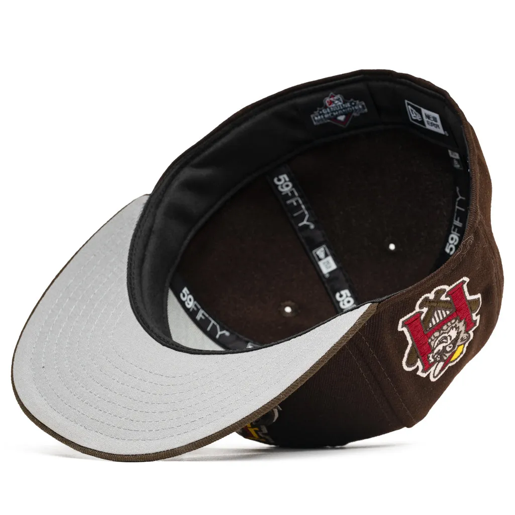 New Era x Politics Hudson Valley Renegades 59FIFTY Fitted Hat - Chocolate/Brown