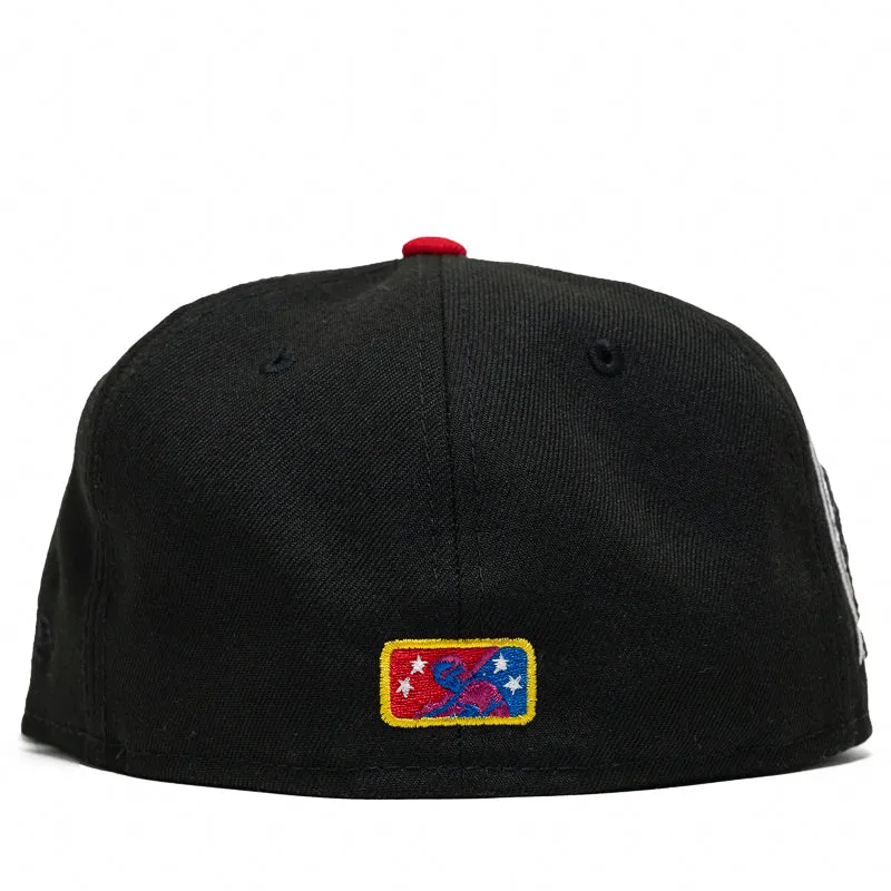 New Era x Politics Kannapolis Cannon Ballers 59FIFTY Fitted Hat - Black/Grey