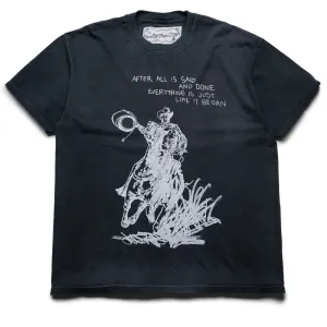 One Of These Days After All Is Said Tee - Sun Faded Black