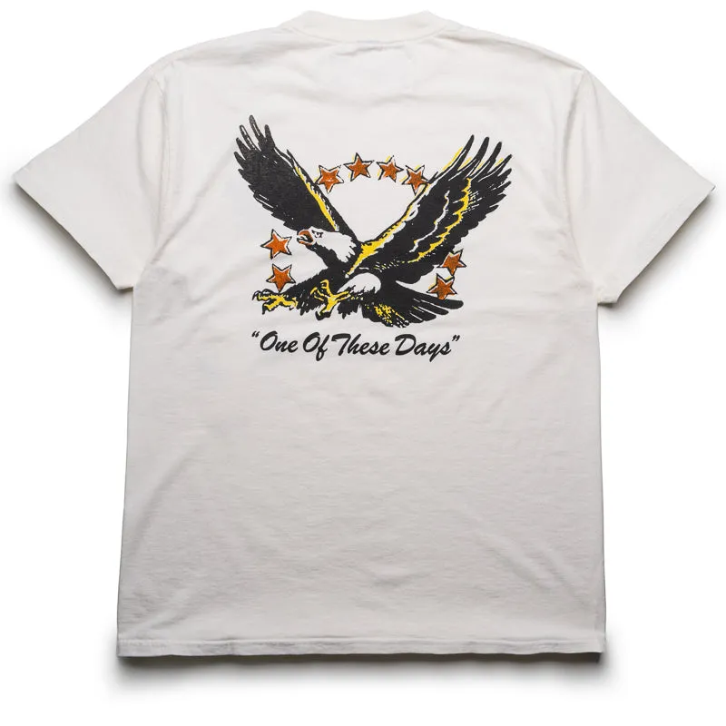 One Of These Days Screaming Eagle Tee - Bone