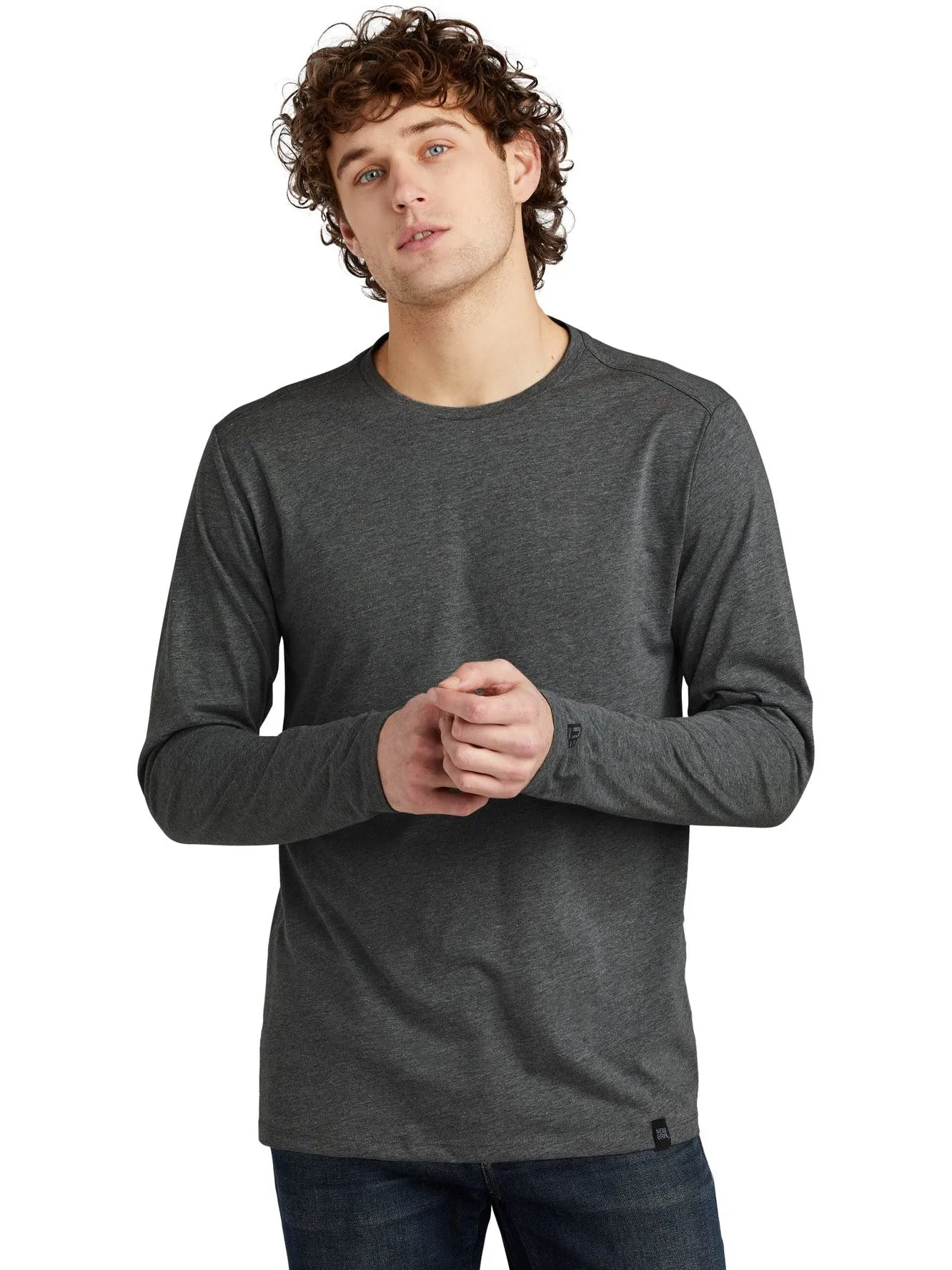 OUTLET-New EraHeritage Blend Long Sleeve Crew Tee