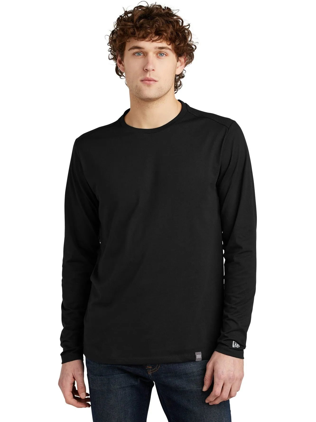 OUTLET-New EraHeritage Blend Long Sleeve Crew Tee
