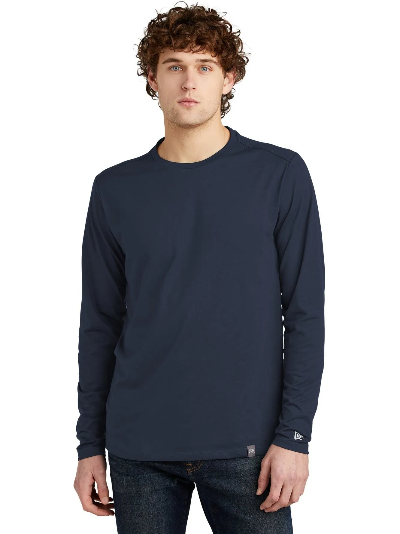 OUTLET-New EraHeritage Blend Long Sleeve Crew Tee