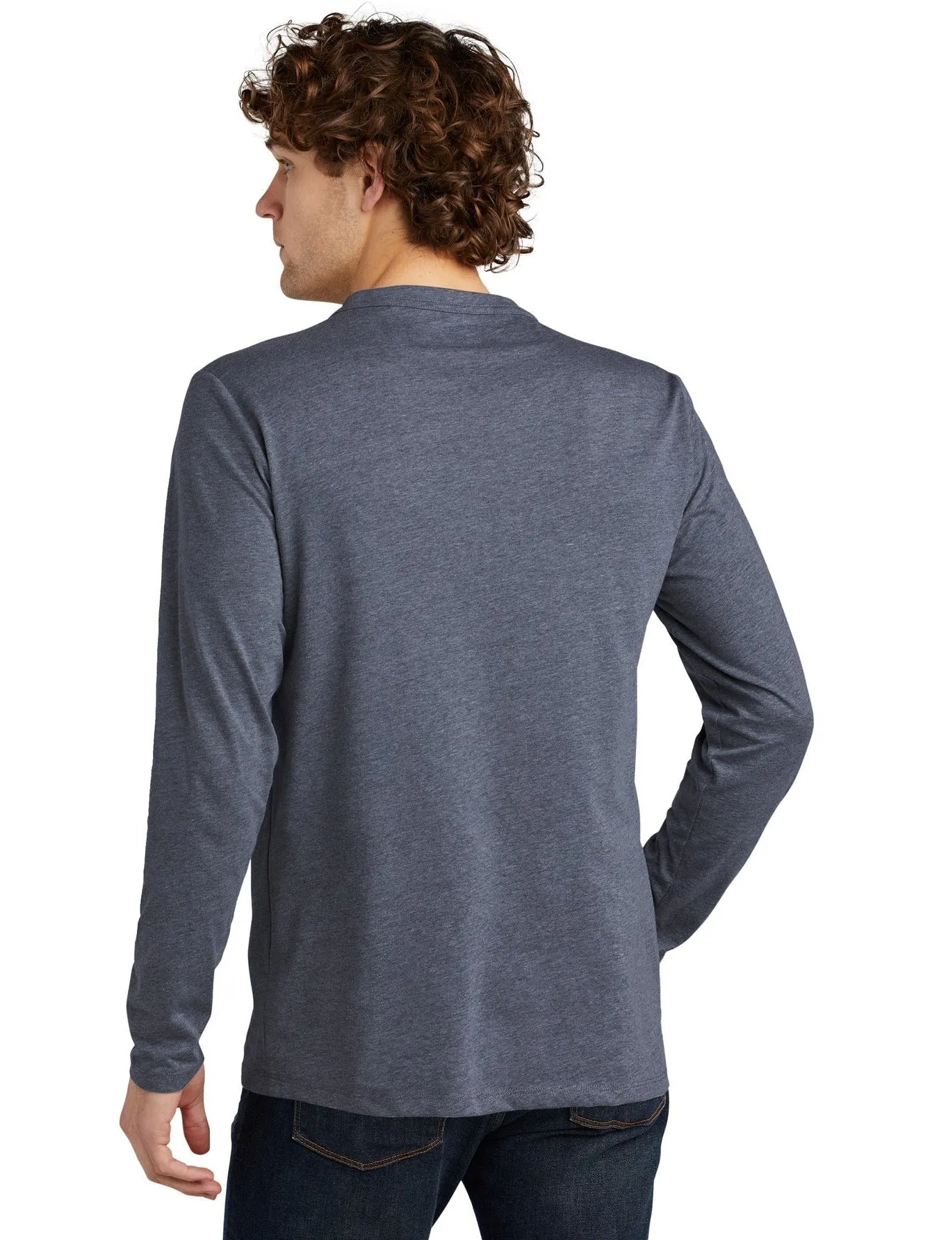 OUTLET-New EraHeritage Blend Long Sleeve Crew Tee