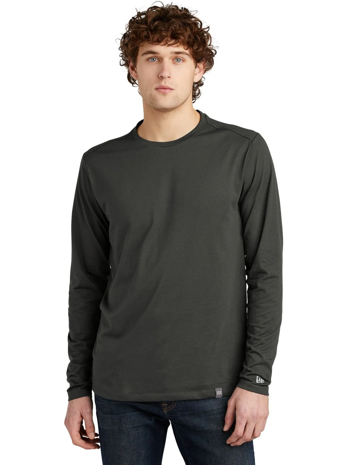 OUTLET-New EraHeritage Blend Long Sleeve Crew Tee