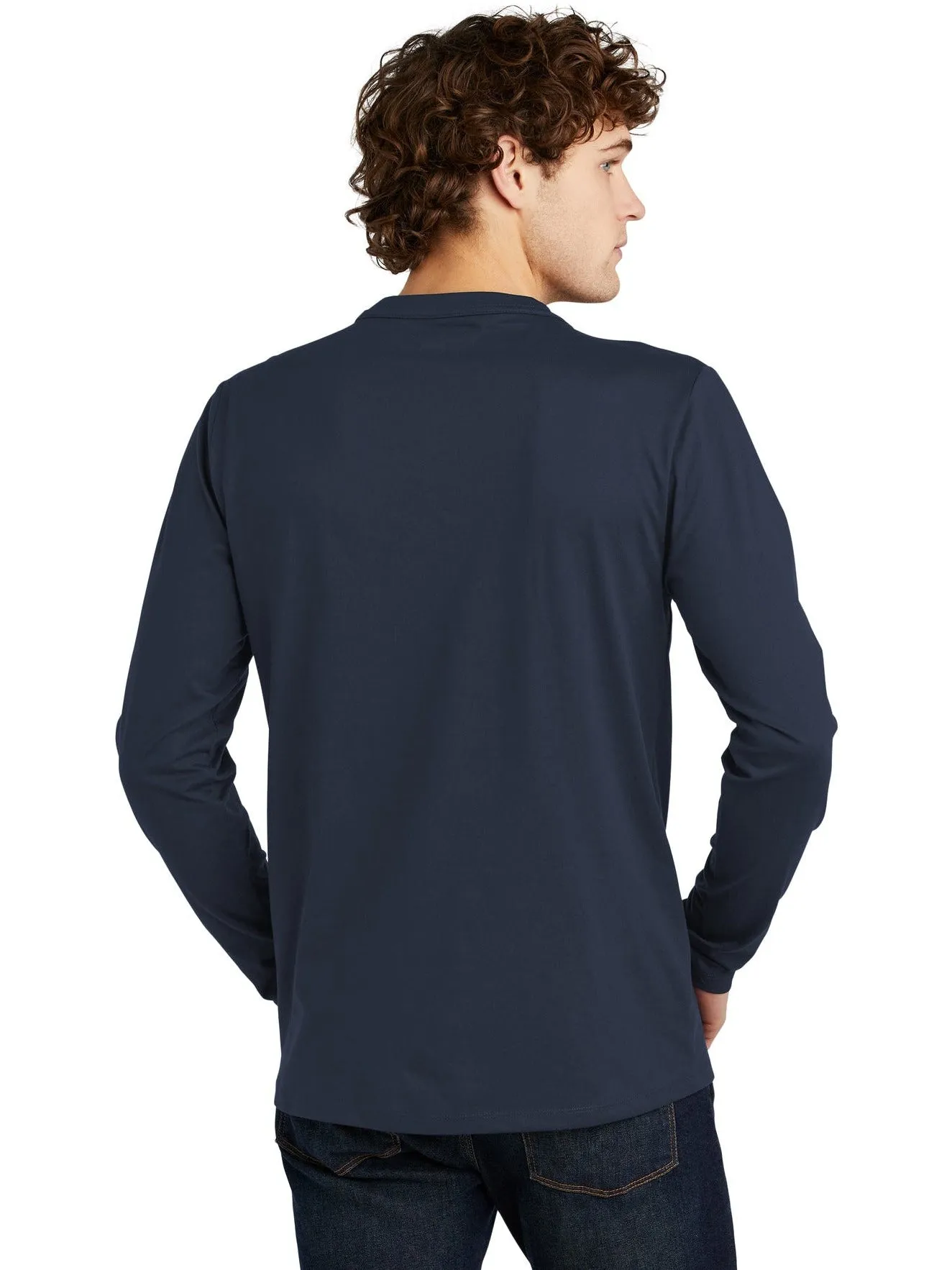 OUTLET-New EraHeritage Blend Long Sleeve Crew Tee