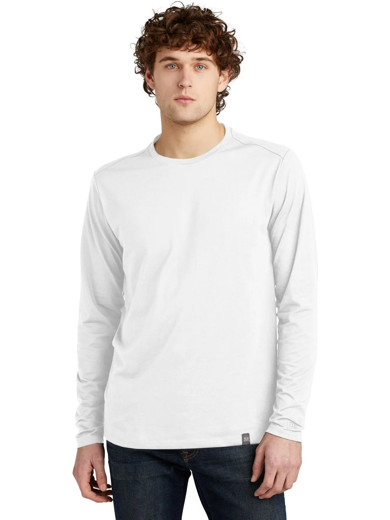OUTLET-New EraHeritage Blend Long Sleeve Crew Tee