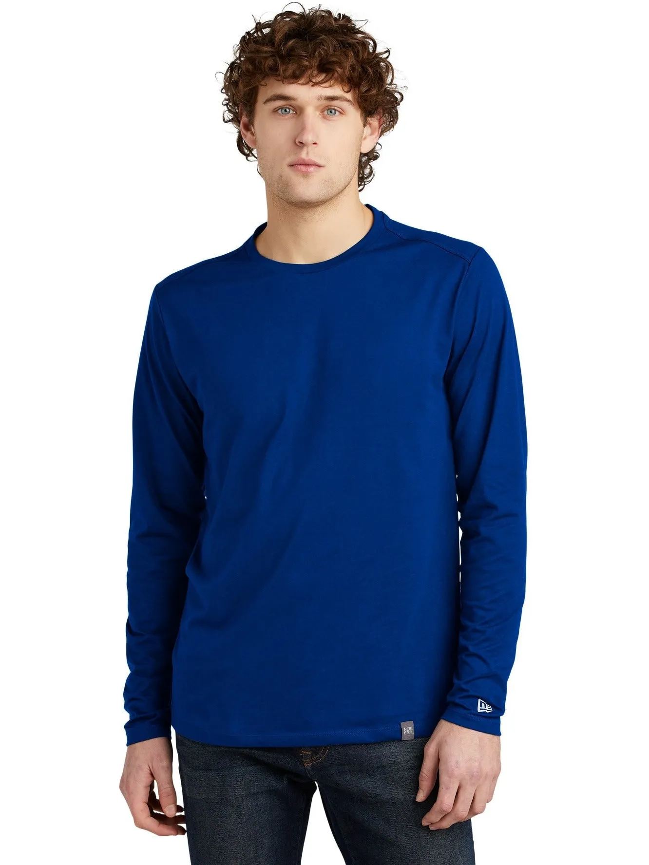 OUTLET-New EraHeritage Blend Long Sleeve Crew Tee