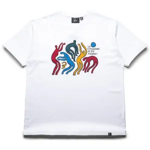 Parra La Chambre Nuit Tee - White