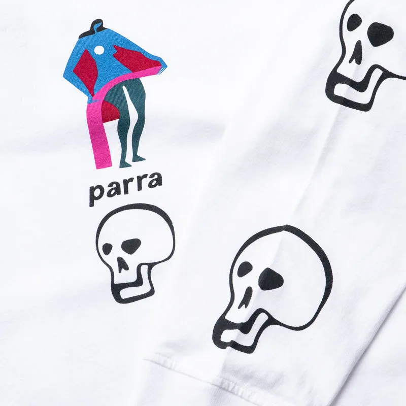 Parra Lowering The Bar L/S Tee - White