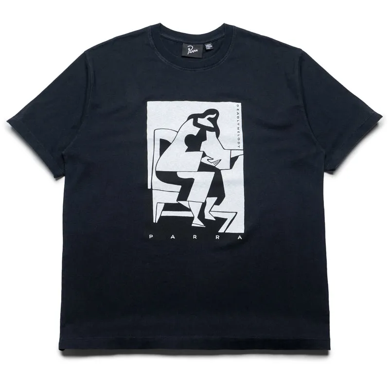 Parra The Confession Tee - Washed Black