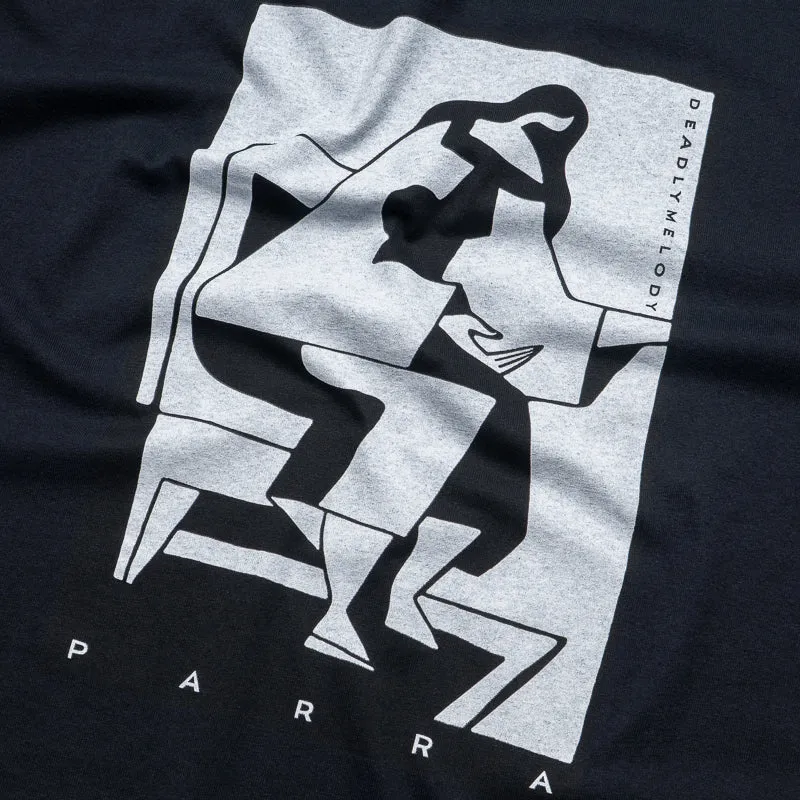 Parra The Confession Tee - Washed Black
