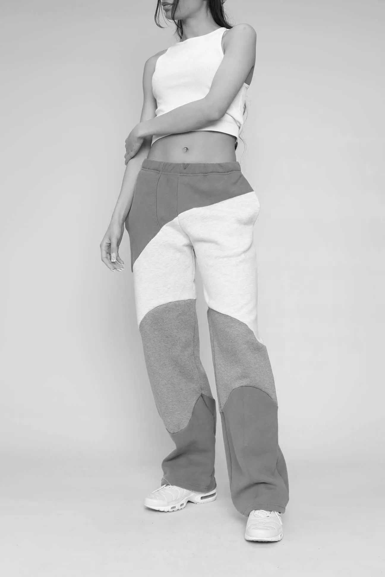 Patchwork Champion Wave Sweatpants - M Frankie