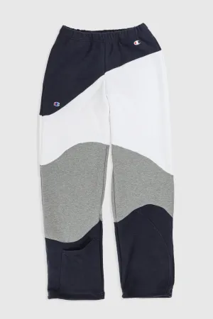Patchwork Champion Wave Sweatpants - M Frankie