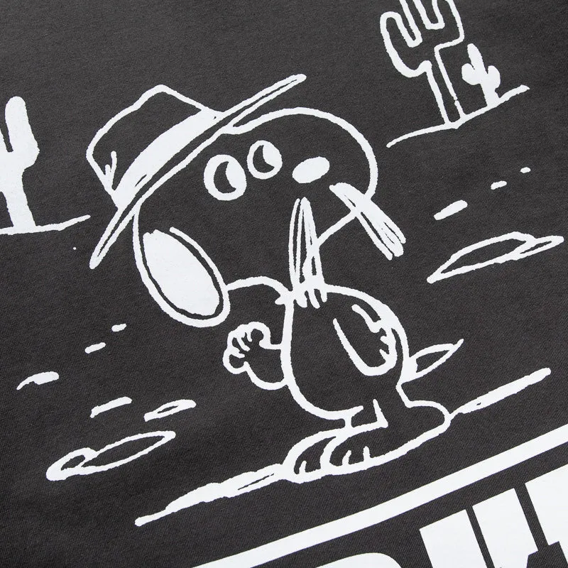 Peanuts x Market Needles Tee - Washed Black