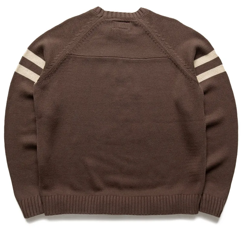 Peanuts x Market Spike Knit Sweater - Brown