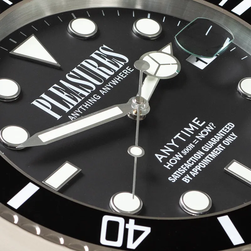 Pleasures Anytime Clock - Black