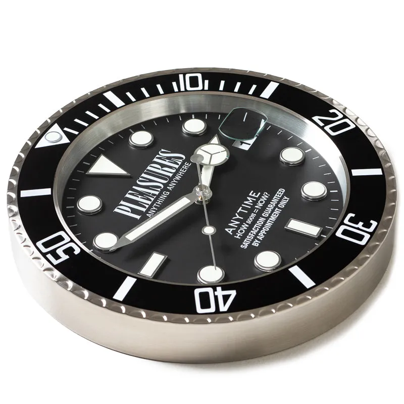 Pleasures Anytime Clock - Black