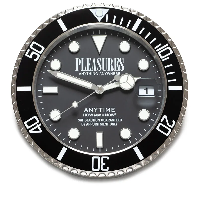 Pleasures Anytime Clock - Black
