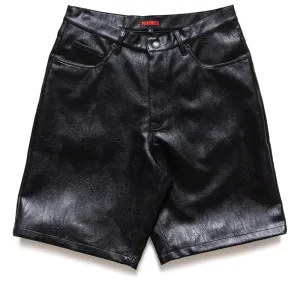 Pleasures Plaster Baggy Shorts - Black