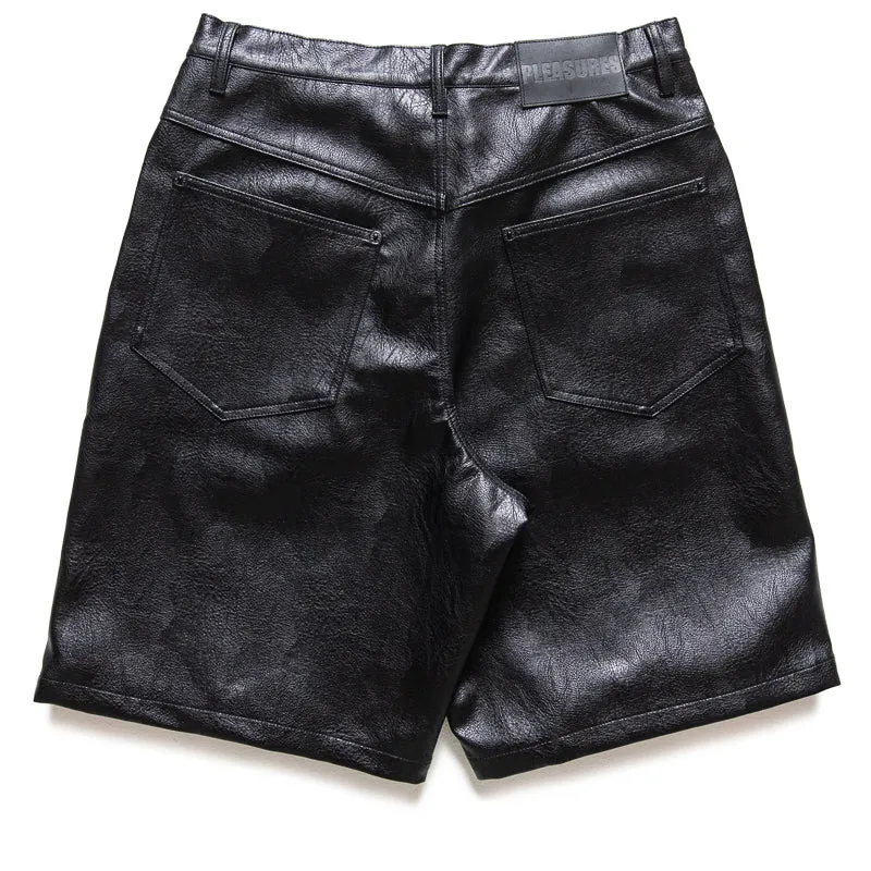 Pleasures Plaster Baggy Shorts - Black