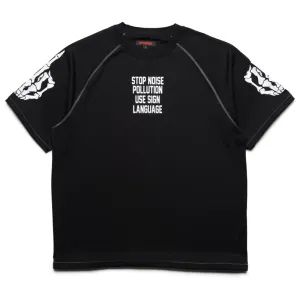 Pleasures Pollution Boxy Raglan Tee - Black