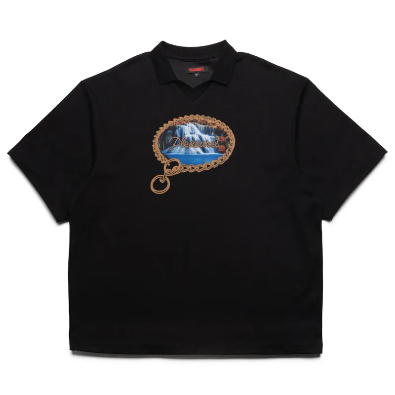 Pleasures Submission Boxy Polo - Black