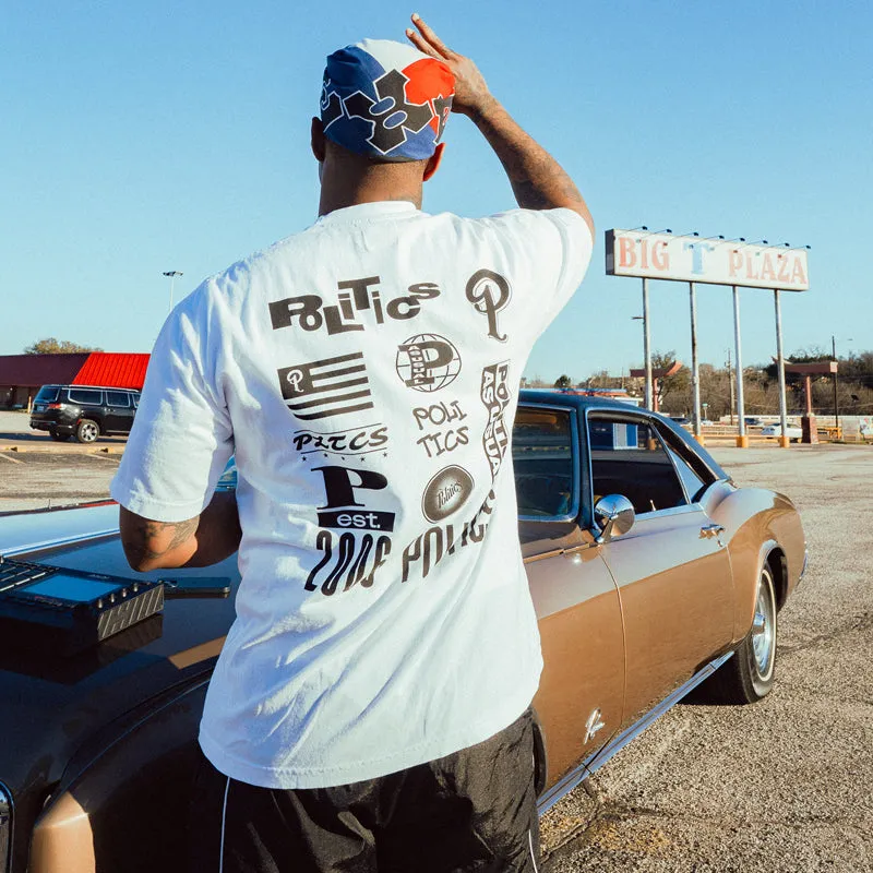 Politics Bootleg Tee - White
