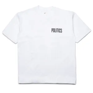 Politics Bootleg Tee - White