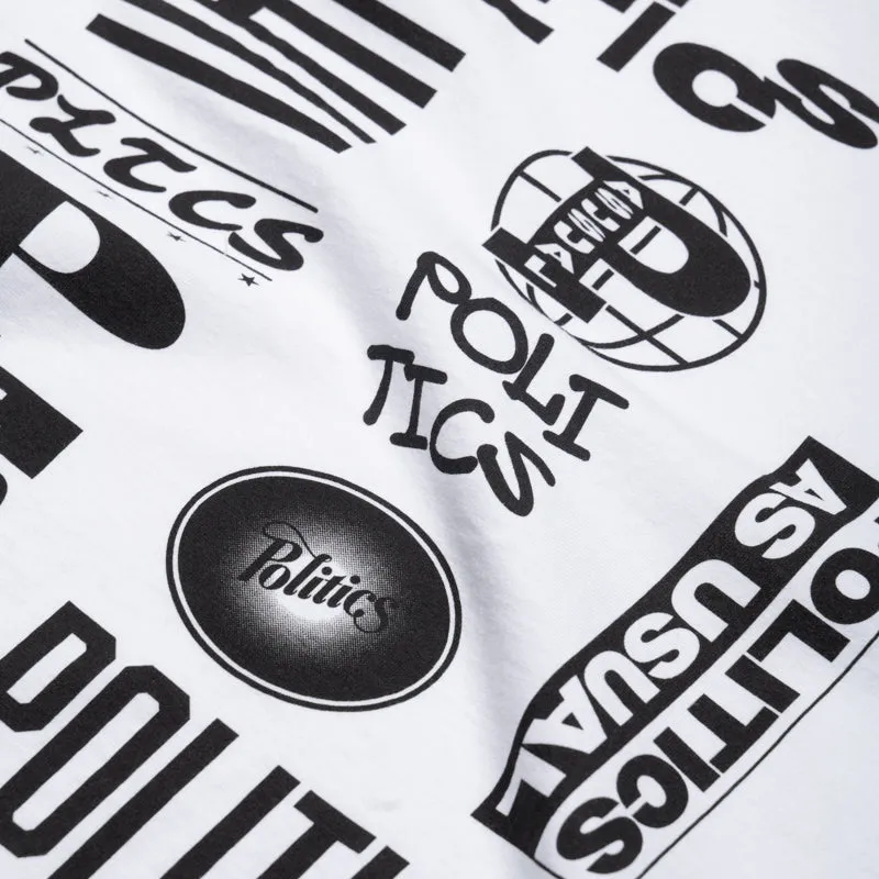 Politics Bootleg Tee - White
