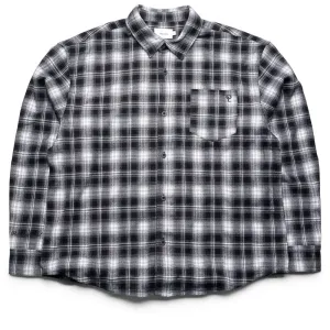 Politics Canyon Flannel Shirt - Black