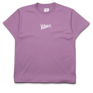 Politics Every Days Tee - Plum