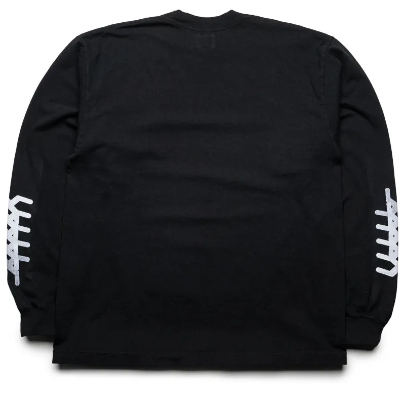 Politics Running L/S Tee - Black