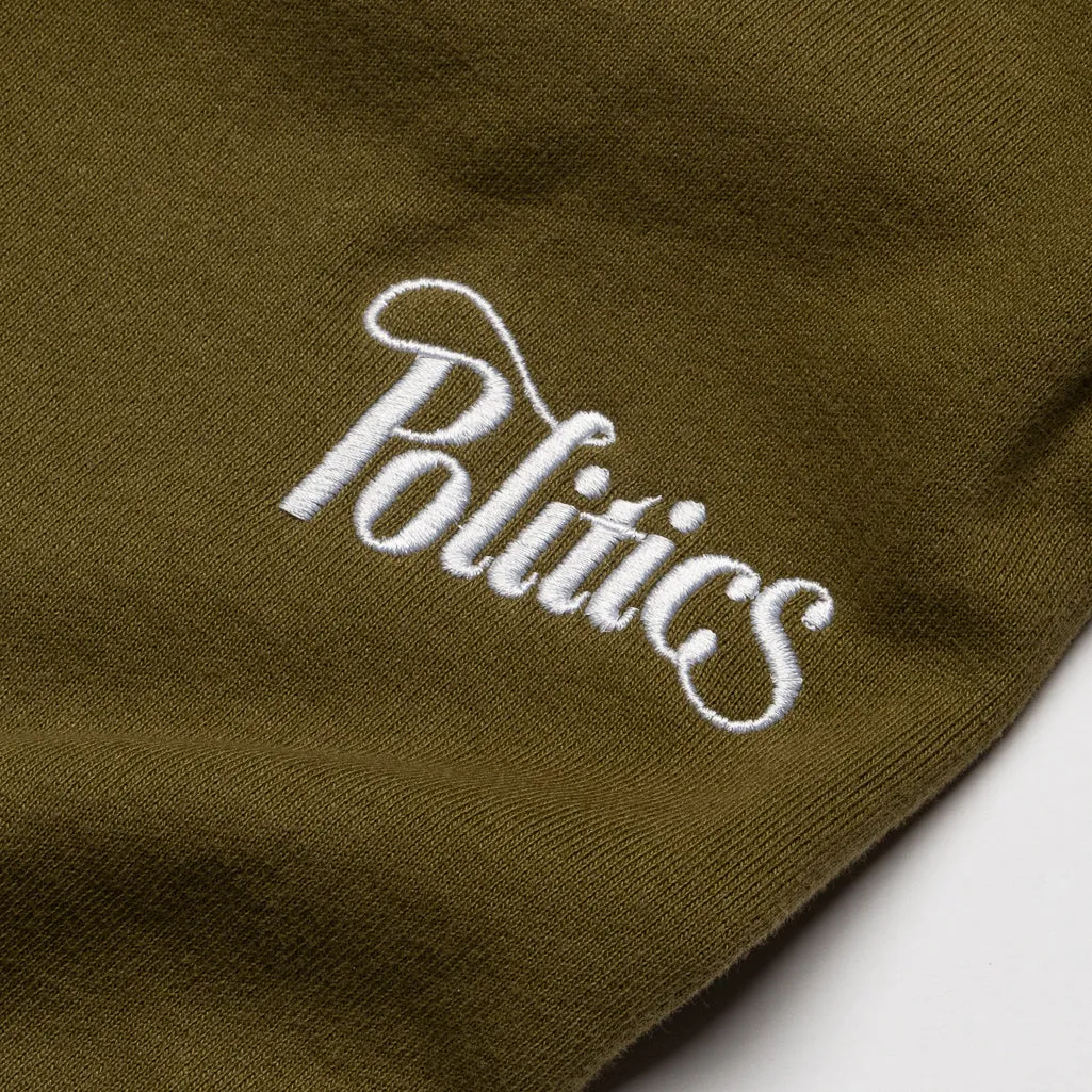 Politics Script Sweatpants - Matcha