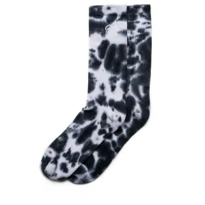Politics Tie Dye P Logo Socks - Black