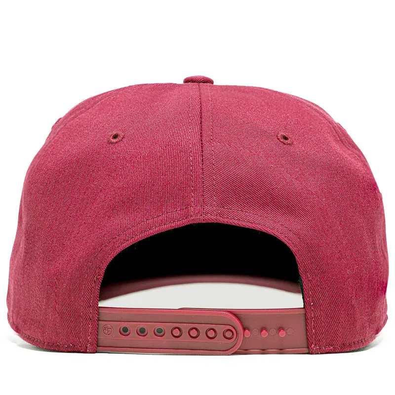 Politics x '47 Alternate Script Logo Snapback - Maroon