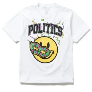 Politics x Market Smiley Mask Tee - White