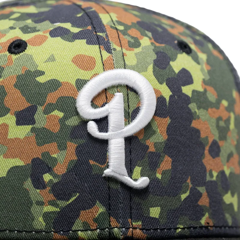 Politics x New Era 59FIFTY Fitted Hat - Black/Flecktarn Camo