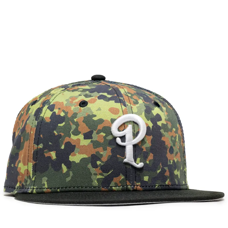 Politics x New Era 59FIFTY Fitted Hat - Black/Flecktarn Camo