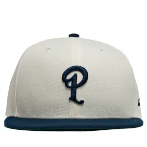 Politics x New Era 59FIFTY Fitted Hat - Chrome/Oceanside