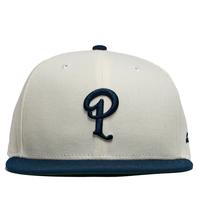 Politics x New Era 59FIFTY Fitted Hat - Chrome/Oceanside