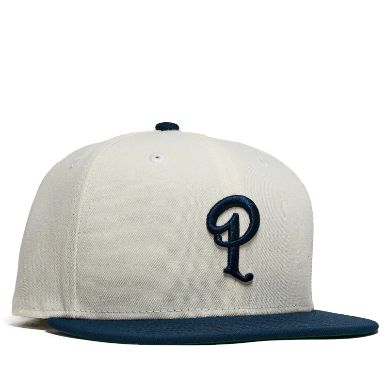 Politics x New Era 59FIFTY Fitted Hat - Chrome/Oceanside