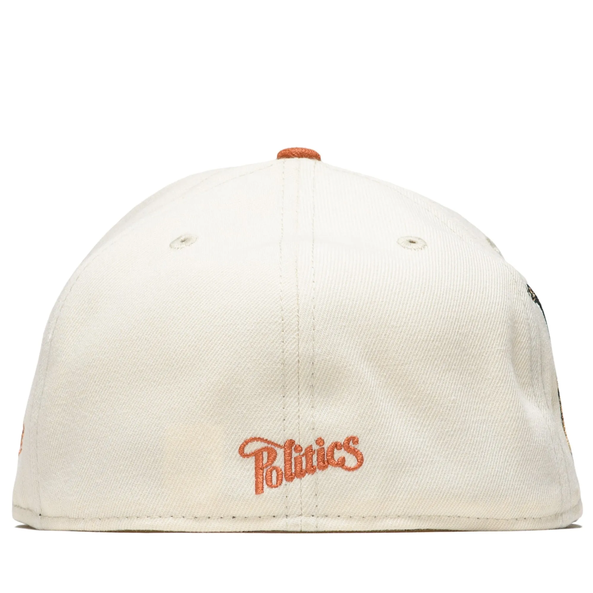 Politics x New Era City Series 59FIFTY Fitted Hat - Cream/Rust